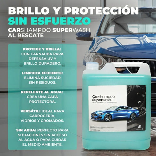 Shampoo Para Auto En Seco Super Wash