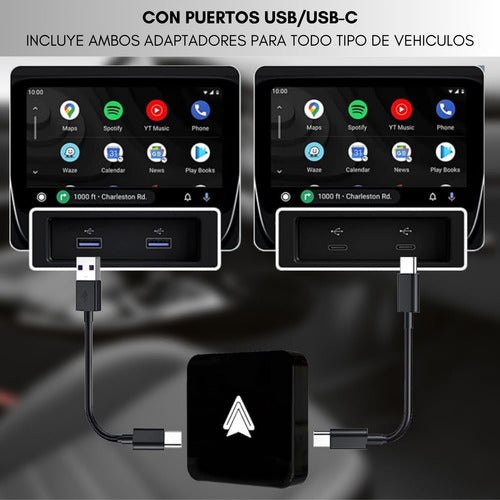 Adaptador Android Auto Inalambrico Wireless Todos Los Autos