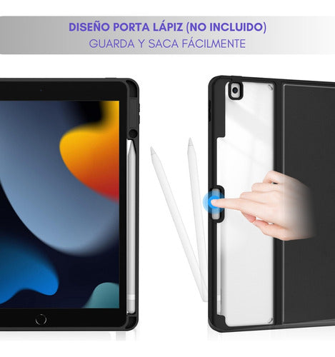 Funda Carcasa Anti Golpes Para iPad 10.2 Espacio Lapiz  9th