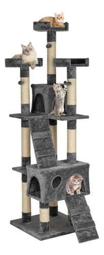Torre Rascador Casa Torre Animales Para Gatos Grande
