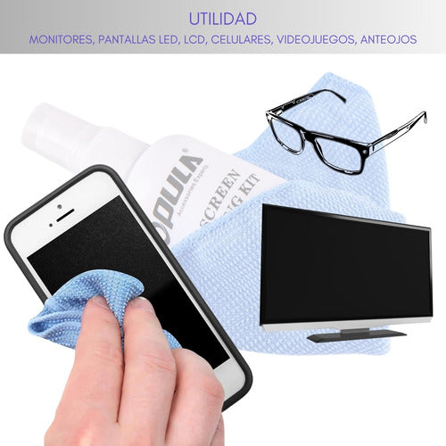 Kit Limpieza Notebook Limpiador Pantalla Led Lcd Teclado Pc