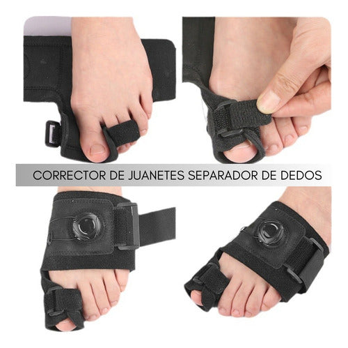 Par Corrector De Juanete Separador Dedos Enderezador Juanete