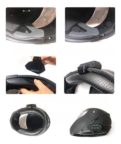 Audífono Intercomunicador Casco Moto Auricular Bluetooth