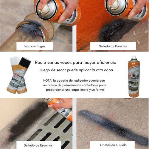 Sellador Goteras Spray Sellante Techo Gotera Tuberia 700 ml