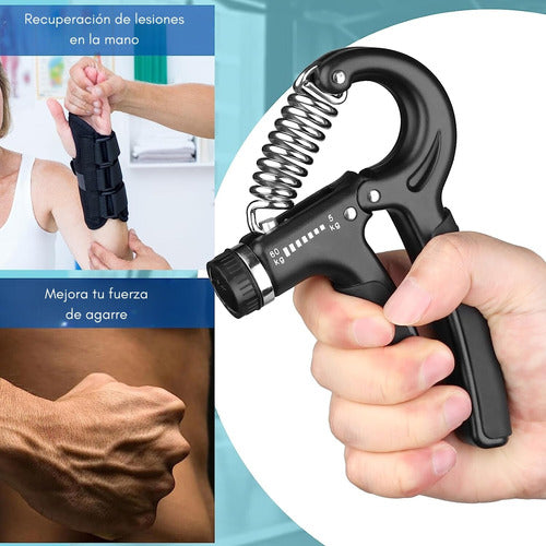 Hand Grip Ejercitador Fortalecedor De Manos Ajustable 5-60kg