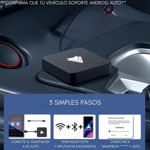 Adaptador Android Auto Inalambrico Wireless Todos Los Autos