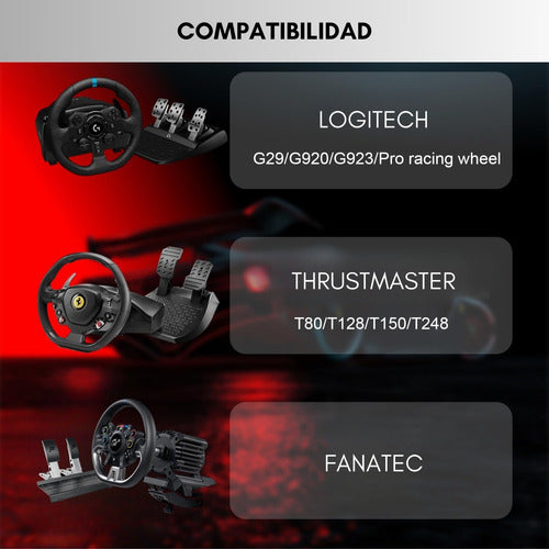 Soporte Volante Compatible Thrustmaster Fanatec Logitech G29