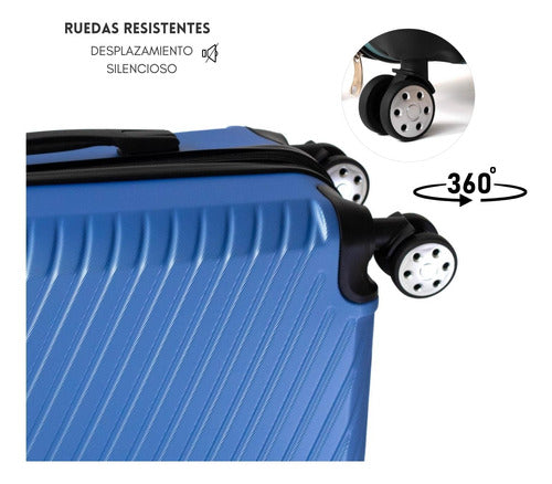 Set 2 Maletas De Viajes Cabina 10kg Y Bodega 23kg Avion S/m