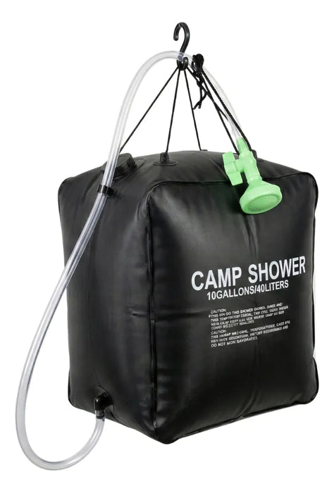 Ducha Portatil Baño Camping Solar Outdoor 40lts Con Regadera Negro