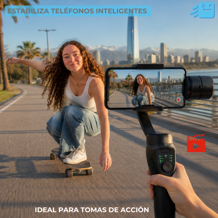 Estabilizador Celular Selfie Tripode Bluetooth Gimbal F8