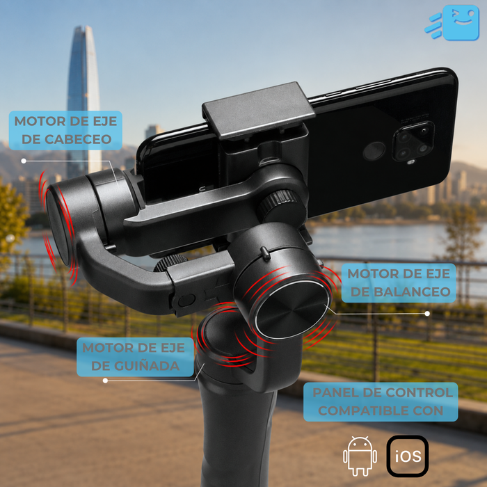 Estabilizador Celular Selfie Tripode Bluetooth Gimbal F8