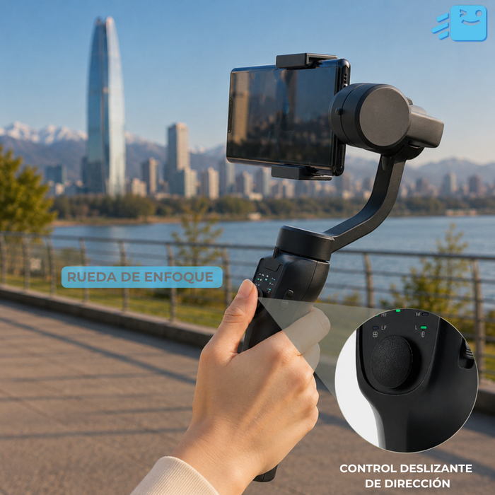 Estabilizador Celular Selfie Tripode Bluetooth Gimbal F8