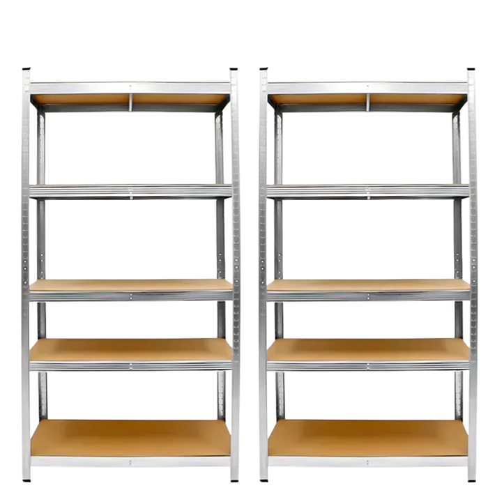 Pack 2 Estante Rack Metalico 180x90x40 Repisa Galvanizado