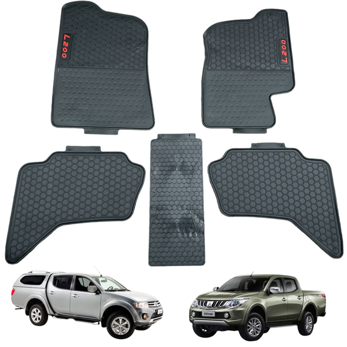 Juego Piso Alfombra Calce Perfecto Mitsubishi L200 2016 2023