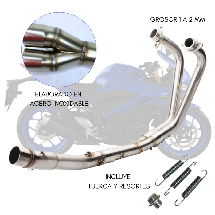 Linea De Escape Para Yamaha R3 R3a Mt03