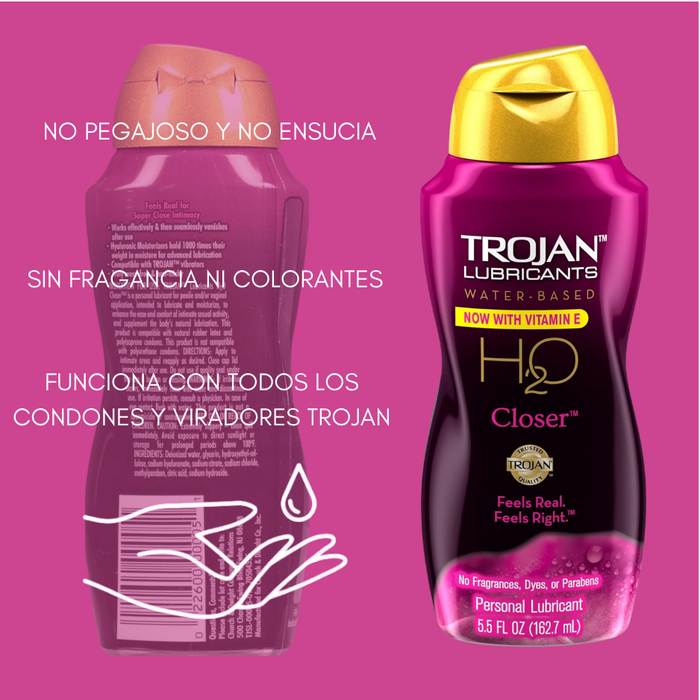 Lubricante Intimo Trojan H2o Closer A Base De Agua 162.7 Ml Telotenemos Lubricante Intimo Trojan H2o Closer A Base De Agua 162.7 Ml Telotenemos