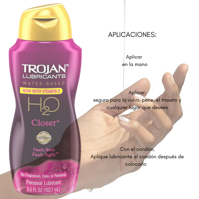 Lubricante Intimo Trojan H2o Closer A Base De Agua 162.7 Ml Telotenemos Lubricante Intimo Trojan H2o Closer A Base De Agua 162.7 Ml Telotenemos