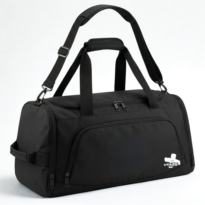 Bolso Deportivo Gym Viaje Duffel 32 Litros Impermeable 3 en 1 Negro