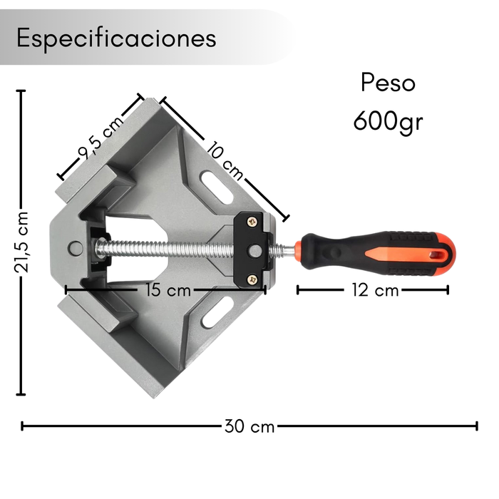 Prensa Esquinera Grande Escuadra Para Unir Madera Abrazadera