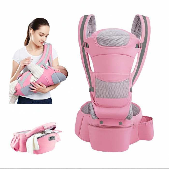 Mochila Porta Bebé Cánguro Ergonómico 15 Posiciones 48 Meses