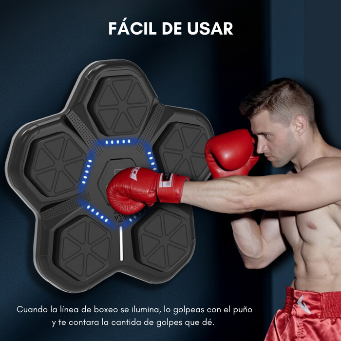 Maquina Boxeo Musical Entrenamiento Soporte Bluetooth Pared