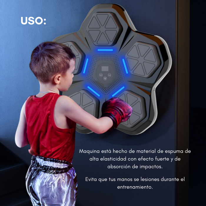 Maquina Boxeo Musical Entrenamiento Soporte Bluetooth Pared