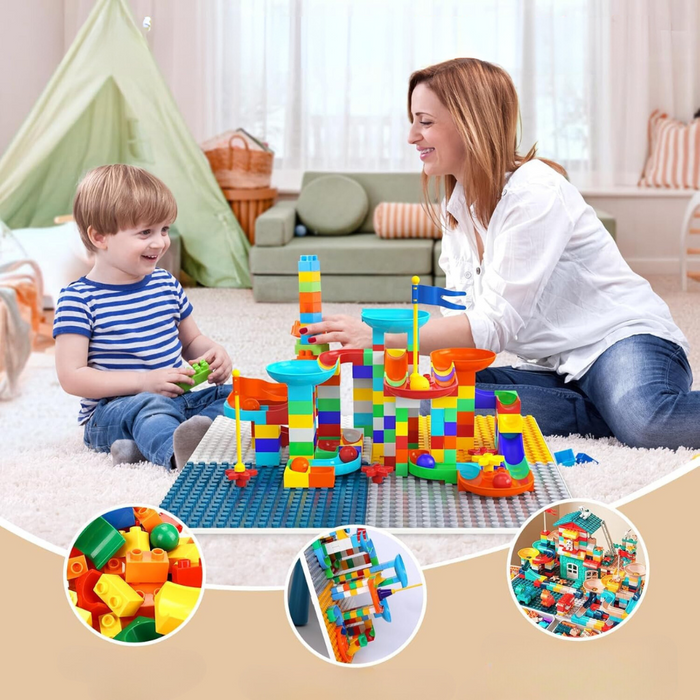 Mesa Infantil Bloques De Construccion Tipo Lego Bloques Niño