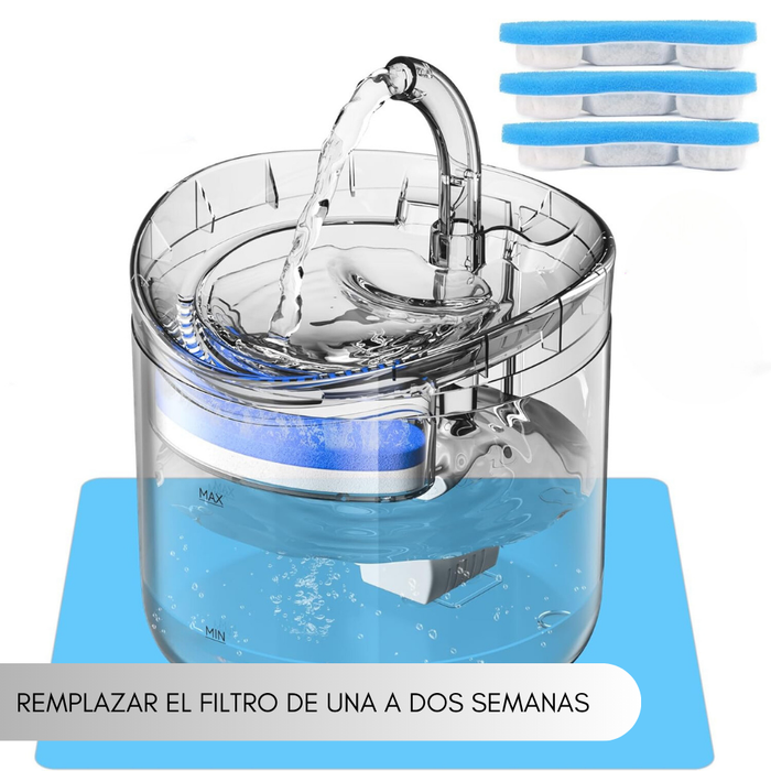 8 Filtros Fuente Agua Bebedero Gatos Perros
