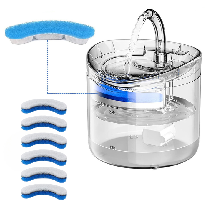 8 Filtros Fuente Agua Bebedero Gatos Perros