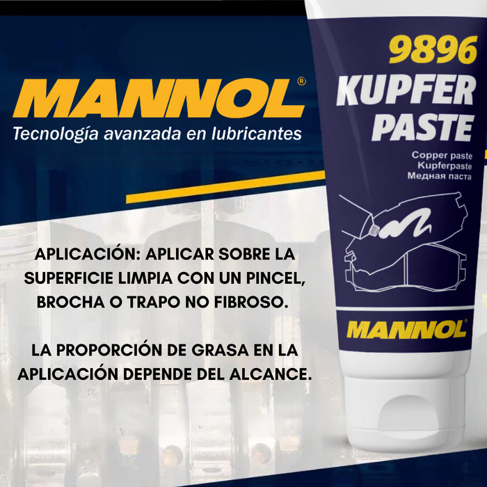 Pasta Alta Temperatura Anticorrosión Mannol 50gr