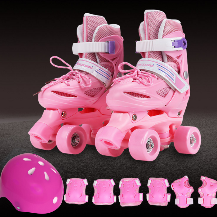 Patines Roller 4 Ruedas Ajustables Artísticos Para Niños