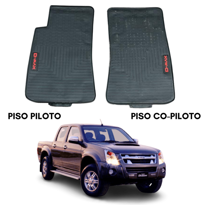 Piso Goma Calce Perfecto Para Chevrolet D-max 2012 2018