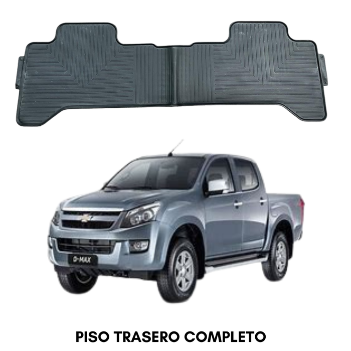 Piso Goma Calce Perfecto Para Chevrolet D-max 2012 2018