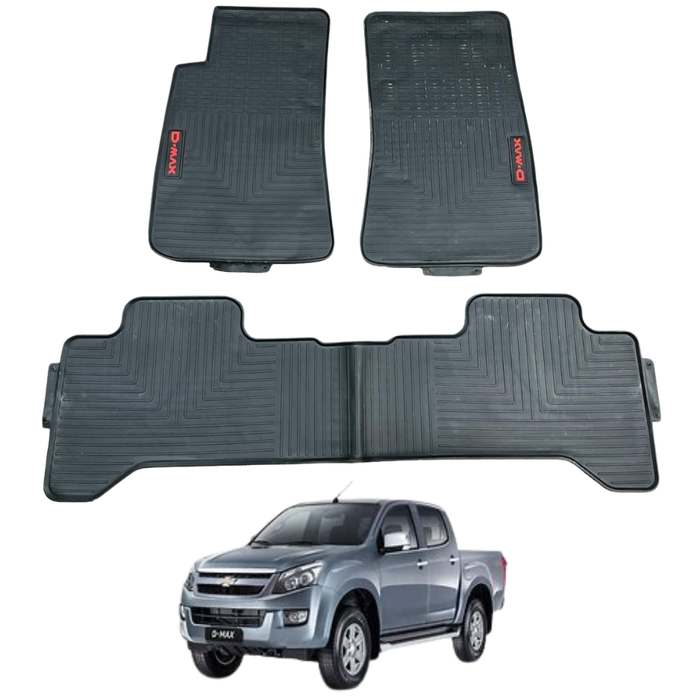 Piso Goma Calce Perfecto Para Chevrolet D-max 2012 2018