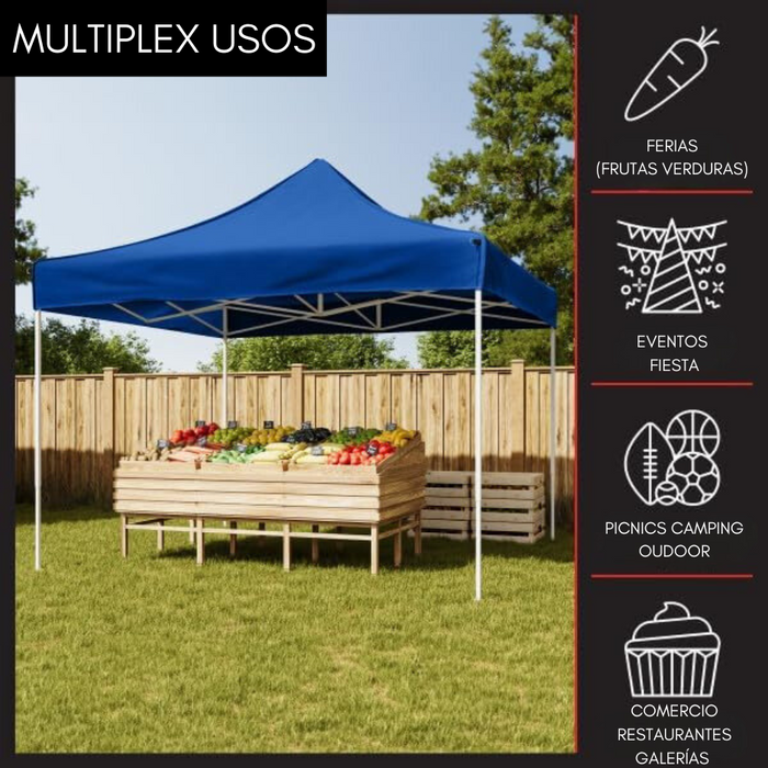 Repuesto Carpa Toldo Lona Impermeable 3*3m Protección Uv