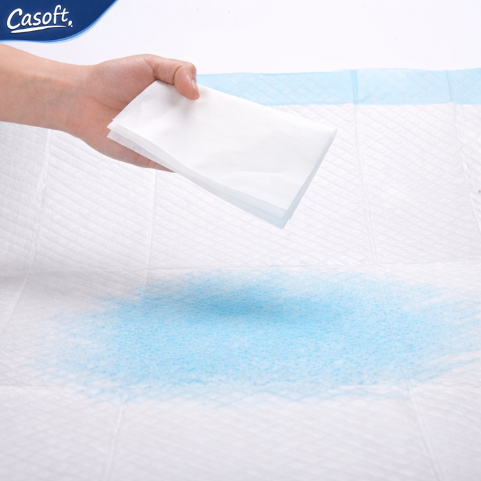 Sabanillas Desechables 60x90cm Alta Absorción Protector de Cama Impermeable Incontinencia Adulto Mayor  Pañal Absorbente 10 Unidades