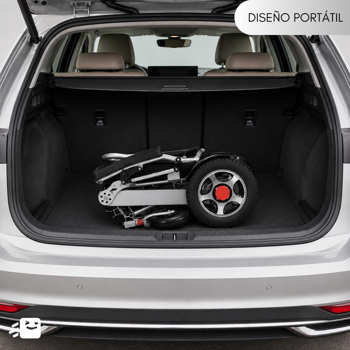Silla de Ruedas Eléctrica Plegable con Joystick
