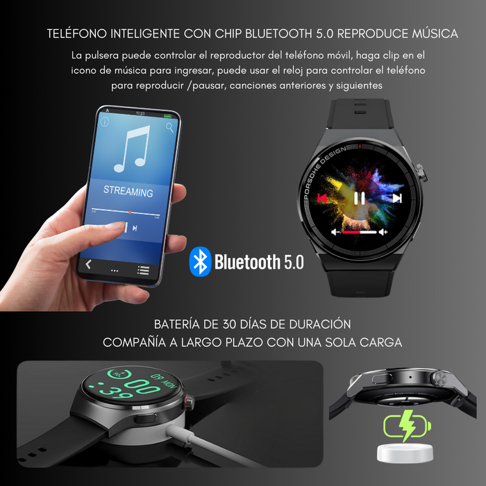 Smartwatch Genérico Reloj Inteligente Hk46 Bluetooth Gt3pro