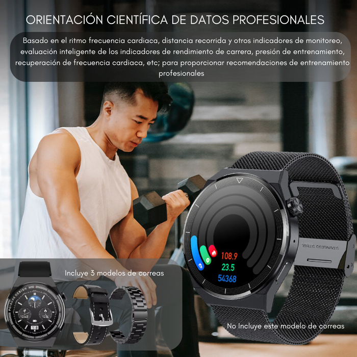 Smartwatch Genérico Reloj Inteligente Hk46 Bluetooth Gt3pro