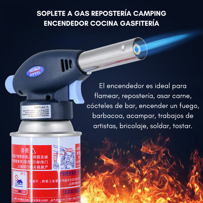 Soplete A Gas Repostería Cocina Camping Gasfitería