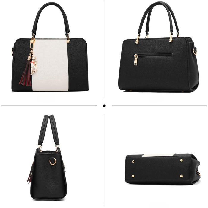 Cartera Cuero Sintetico Mujer Mano Hombro Bolso Elegante
