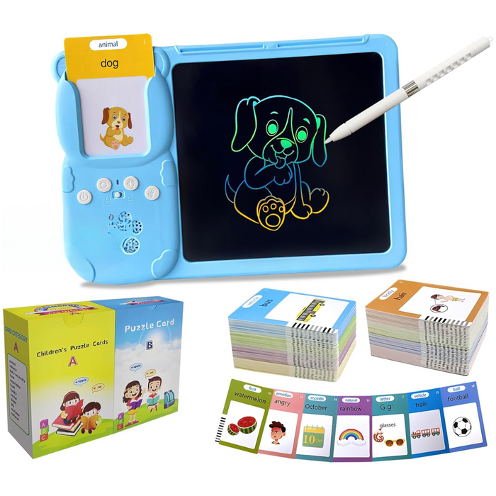 Computador Tablero Didactico Niños Español Ingles 255 Tarjetas