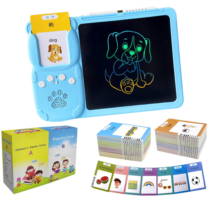 Computador Tablero Didactico Niños Español Ingles 255 Tarjetas