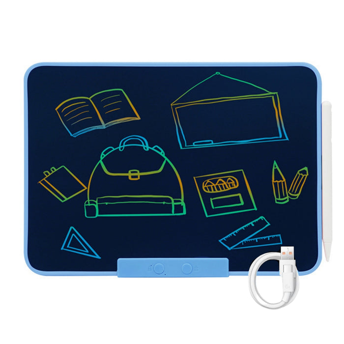 Pizarra Mágica Para Niños Juguete Recargable 16 Tablet Lcd Azul