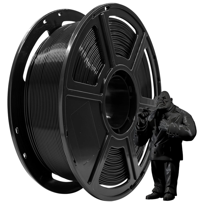 Filamento Pla Para Impresión 3d 1.75mm 1 Kg Color Negro