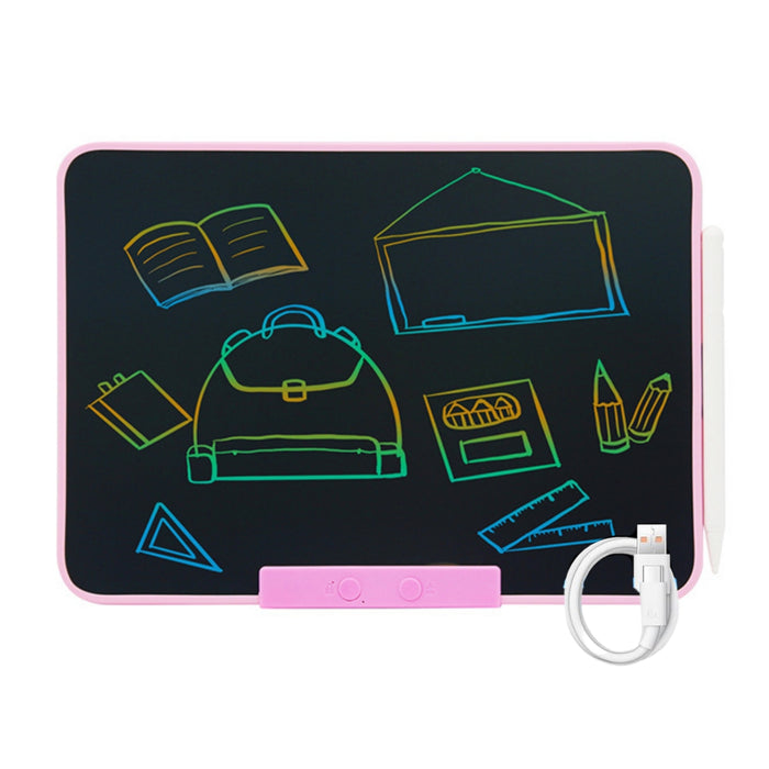 Pizarra Mágica Para Niños Juguete Recargable 16 Tablet Lcd Rosa