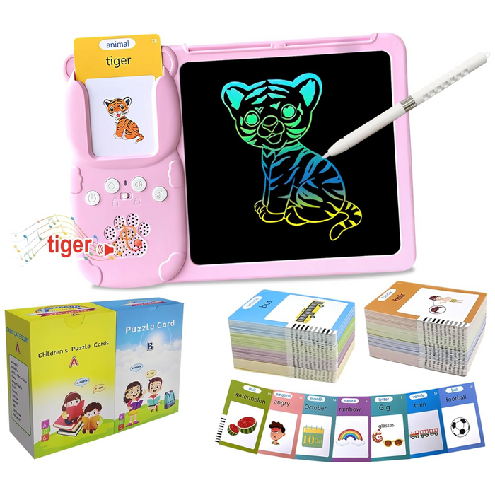 Computador Tablero Didactico Niños Español Ingles 255 Tarjetas