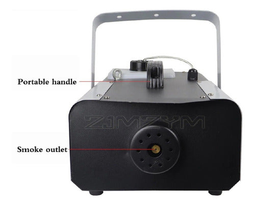 Maquina de Humo Control Remoto Dmx Humo Efecto Niebla 1500w