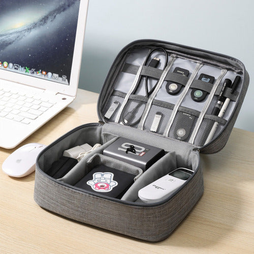 2 Bolso Organizador de Cables Usb Accesorios Viajero