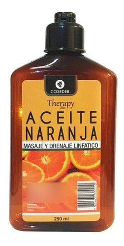Aceite Masaje Drenaje Linfático Naranja 250ml Therapy Skin
